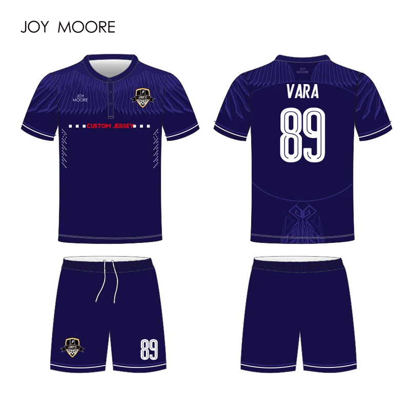 Color gradiente Jersey personalización púrpura Fútbol