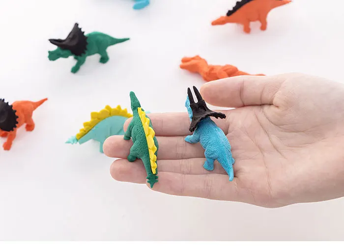 3 шт./лот Творческий динозавр резиновая ластик школьные принадлежности для творчества канцелярские принадлежности новый карандаш