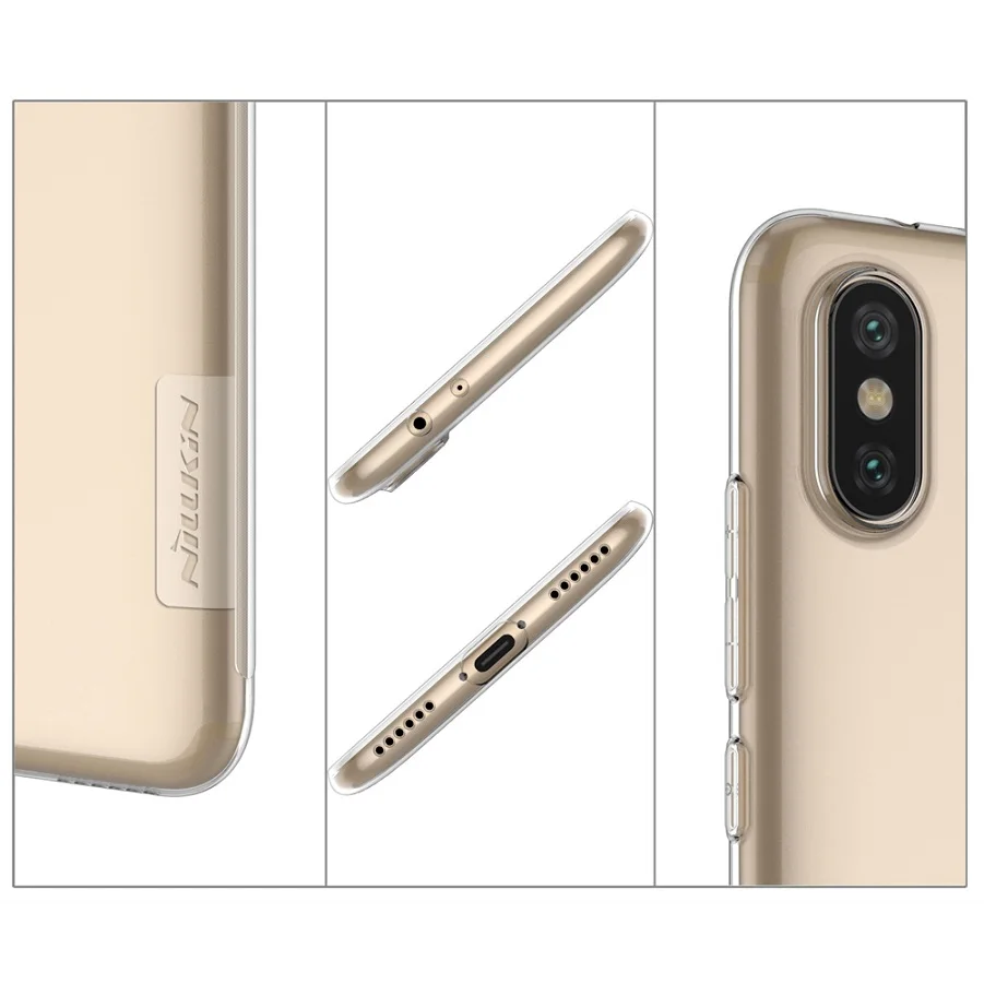 Для Xiaomi mi 6X A2 NILLKIN натуральный ТПУ мягкий чехол накладка для Xiao прозрачный