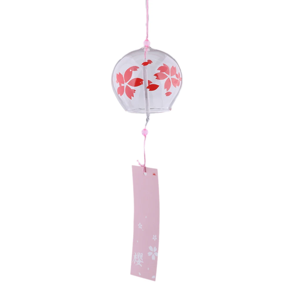 Japanese Wind Bell Japan Wind Chimes Handmade Glass Furin Home Decors Spa Kitchen Office Decor
