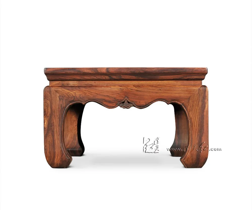Solid Wood short-legged Table for bed Small Tea Tables Bay window low dining desk Rosewood Sofa Coffee kang Table Classic Teapoy