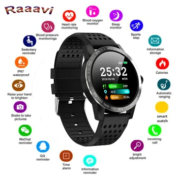

Ravi Round Smart Watch Men T2 T4 W1 Heart Rate Monitor Sports Pedometer Bracelet IP68 Waterproof Smartwatch connect Android IOS