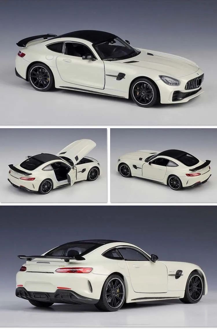 Welly 1:24 Масштаб AMG GT R спортивный автомобиль металлический игрушечный автомобиль сплав гоночный автомобиль литье под давлением модель автомобиля для детей игрушка подарок коллекция оригинальная коробка