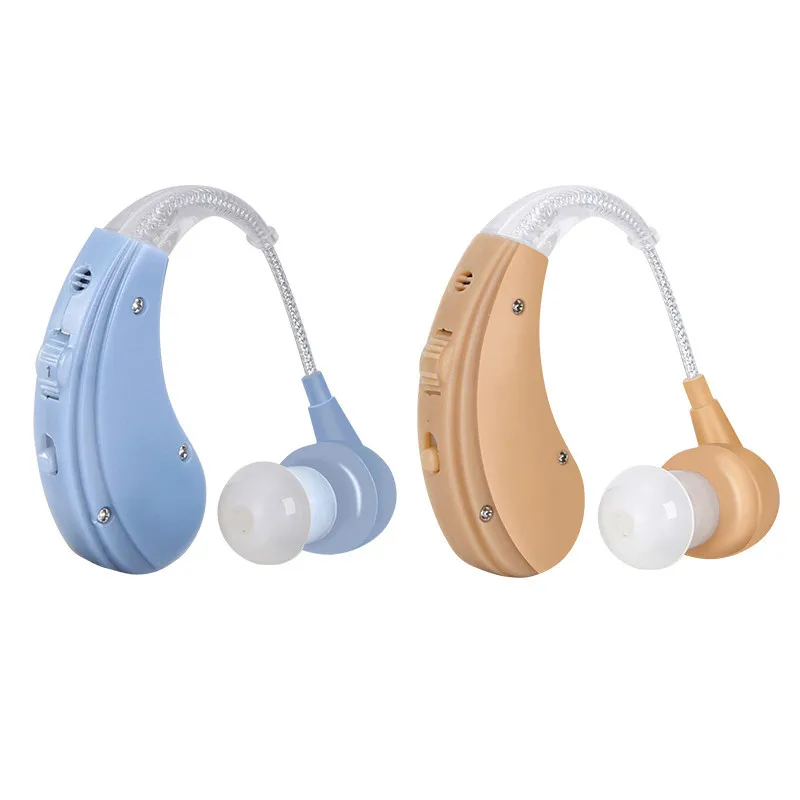 Rechargeable BTE Adjustable Hearing Aid Elderly Hearing Loss Ear