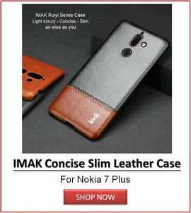 IMAK JAZZ Mesh Etui для Coque Nokia 7 Plus чехол Nokia7 Plus чехол PC задняя оболочка корпус для Nokia 7 Plus чехол Nokia7Plus Броня