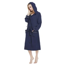 Wipalo, женский сексуальный халат, перспективная Пижама, атласное белье, осенняя одноцветная Хлопковая пижама, ночная рубашка, халат с поясом