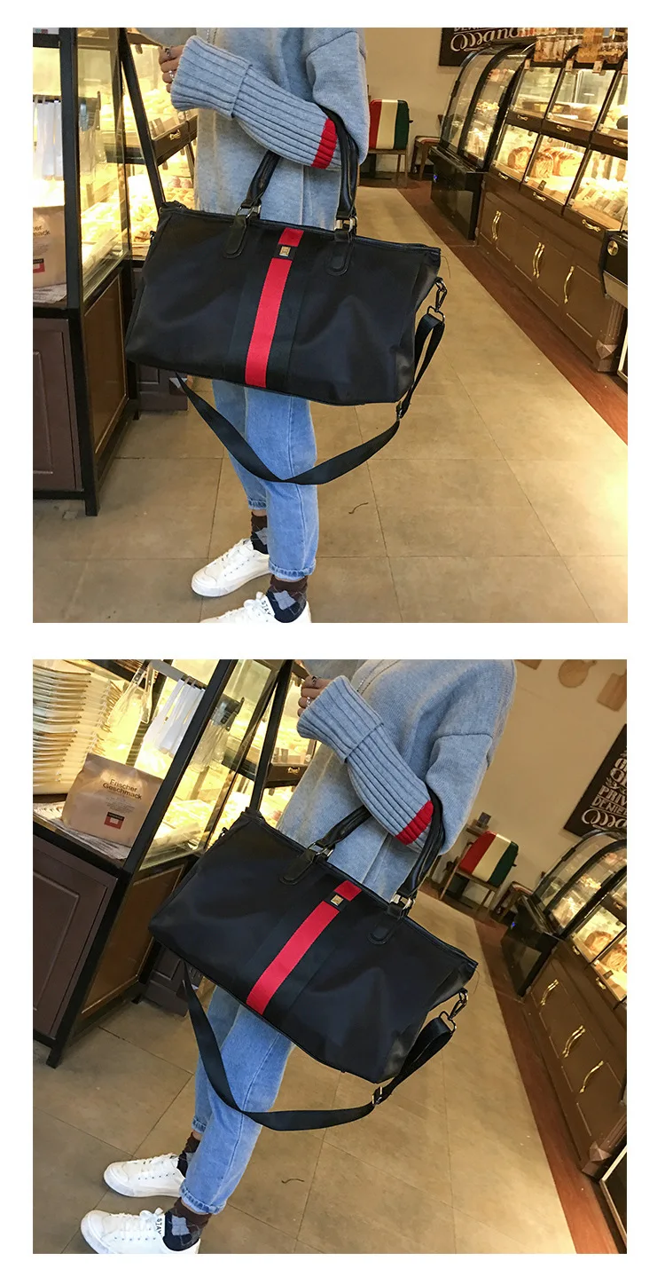 Женский портативный дорожные сумки на колесах непромокаемые женские чемодан с выдвижной ручкой дорожная сумка 2018 2 цвета 2 размера доступны