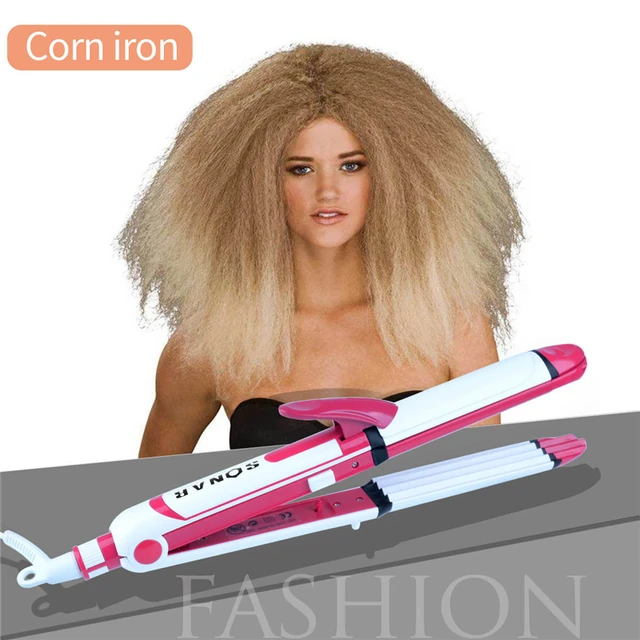 Brand 3 In 1 Professional Hair Straightener Flat Iron Crimper Brand 3 In 1 Professional Hair Straightener Flat Iron Crimper Waver Corrugated Curling Wand Plate