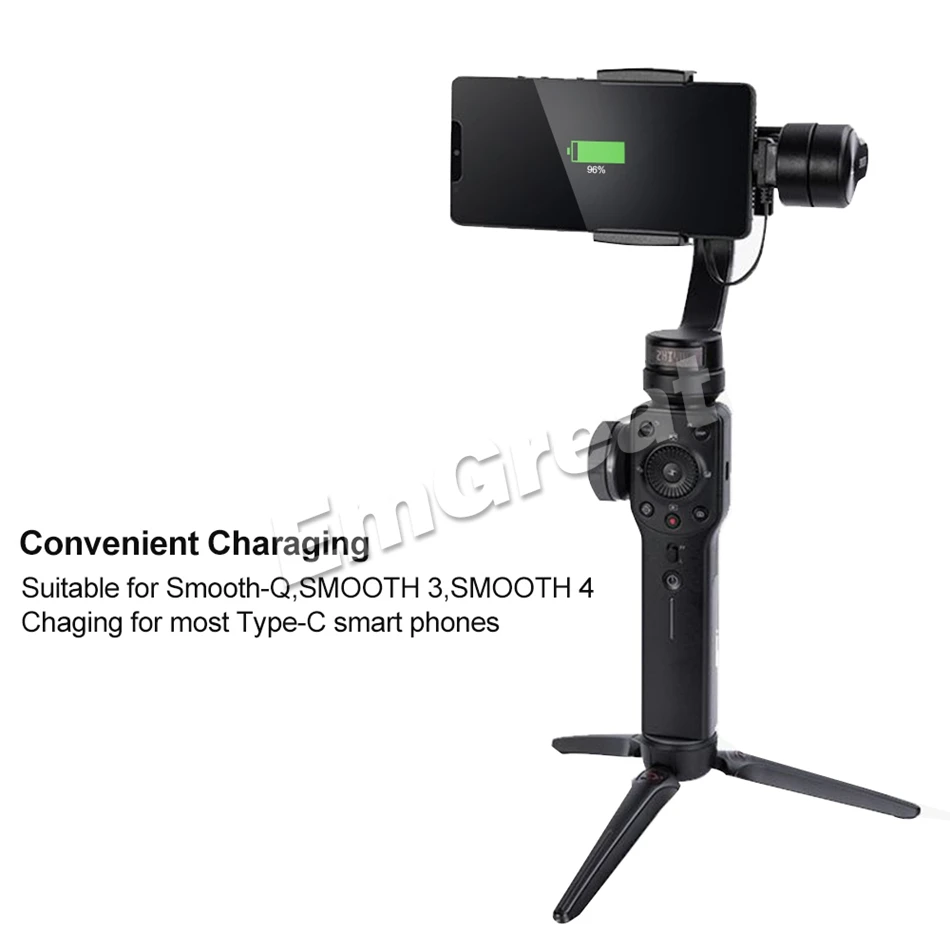 Zhiyun type C type-C зарядный кабель для Android смартфона 15,5 см применяется к Zhiyun Smooth 4 Zhiyun Smooth 3 Gimbal