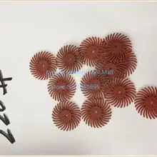 Горячая Распродажа Красный цвет зернистость 220#" инструменты для полировки ювелирных изделий 3M щетки радиальные диски 1000 шт./лот