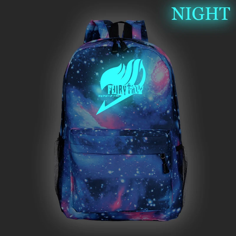 Красивый Светящийся рюкзак со сказочным хвостом, школьный рюкзак с новым рисунком, школьная сумка для мальчиков и девочек, рюкзак для книг, мужской женский рюкзак для ноутбука
