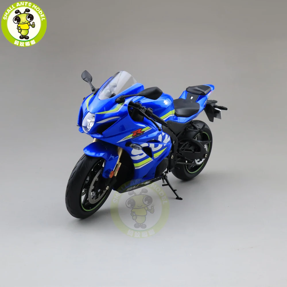 1/12 Suzuki натуральная GSX R 1000R Литая модель мотоцикла игрушки для мальчиков и девочек