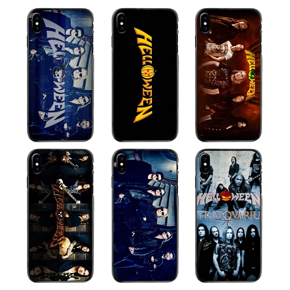 

For Samsung Galaxy Note 2 3 4 5 S2 S3 S4 S5 MINI S6 S7 edge S9 S8 Plus Mobile Phone Cover Helloween Speed Metal Band Logo Poster