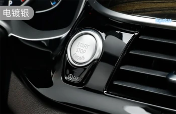 

Lapetus Colorful Engine Start Stop Ring Keyless Start System Button Cover Trim For BMW 1 Series / 2 Series / 3 Series / 5 Series