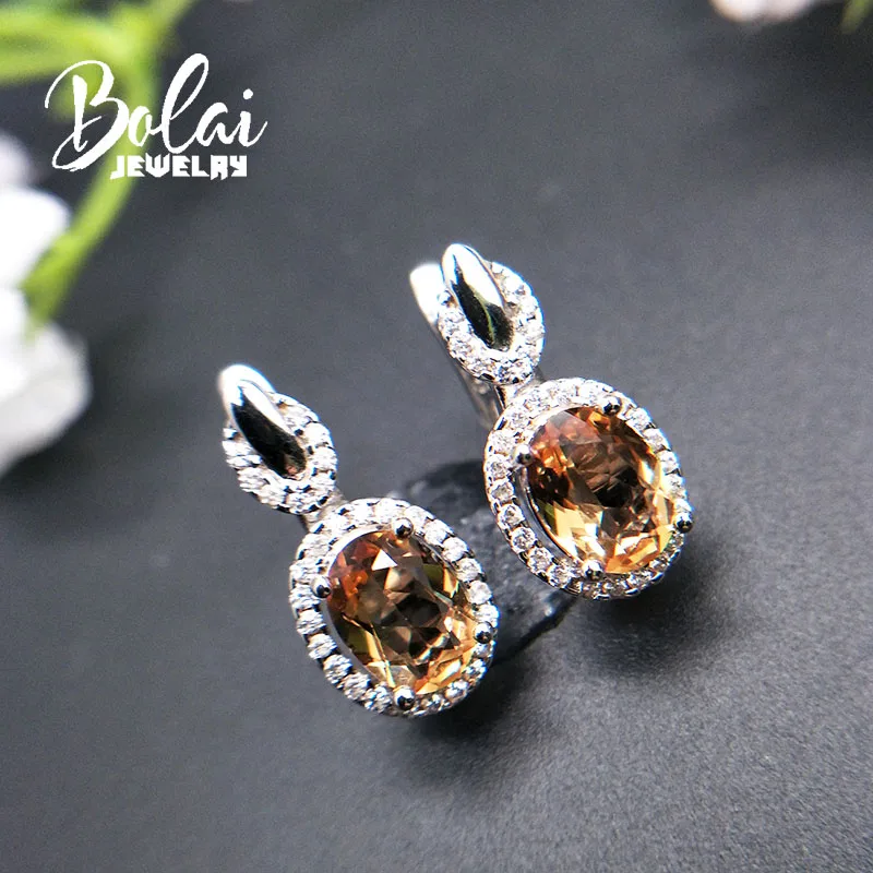 Bolaijewelry Zultanite застежка серьги из стерлингового серебра 925 пробы драгоценный
