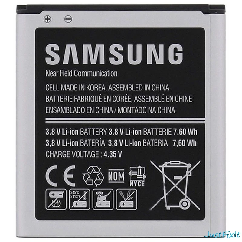 EB-BG355BBE 100% оригинальный Батарея для samsung GALAXY Core 2 G355 G3559 G355H SM-G3556D G3558 телефон 2000 ма-ч |