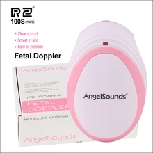 RZ Mini Household Fetal Doppler Prenatal Pocket Baby Ultrasound Detector Angel Sound Heartbeat Pregnant Doppler Monitor 100Smini