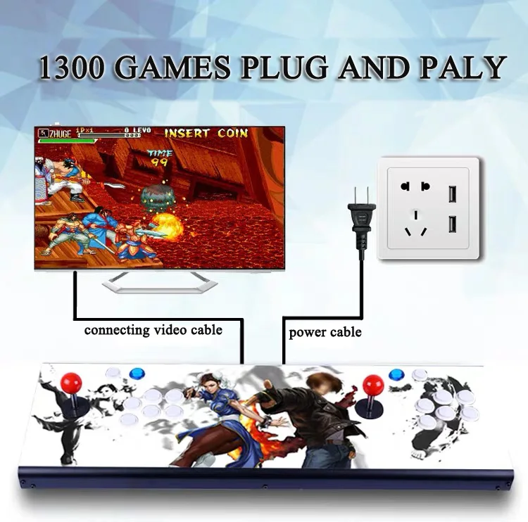 competetive price for 1500 games Pandora box 9 1-2players arcade game station game console for amusement
