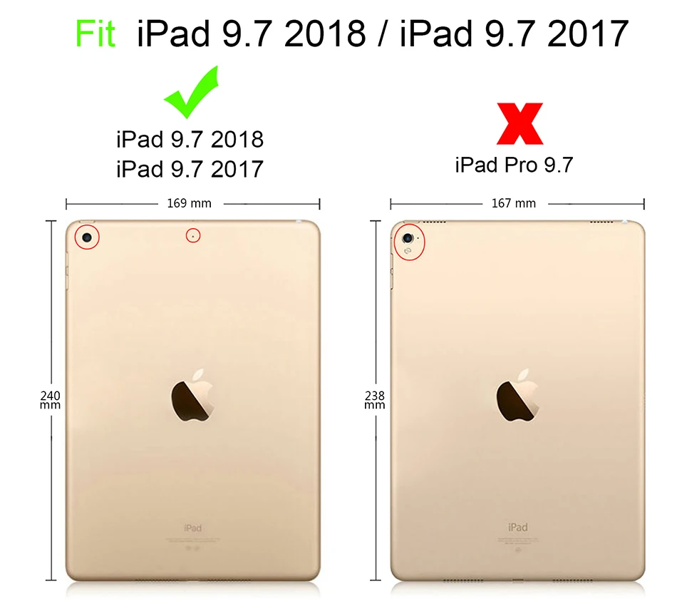 Чехол MTT для iPad 9,7 дюймов с карандашом, мягкий чехол из искусственной кожи, флип-чехол для планшета для iPad Air 1 2, чехол с функцией автоматического сна/пробуждения