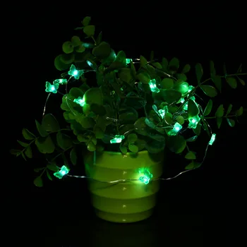 

2M 20LED Butterfly Shape Button Battery String Light Indoor Outdoor Party Festival Wedding Party Decoration Fairy String Light