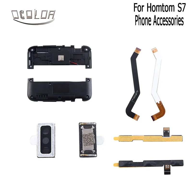 Ocolor для HOMTOM S7 кнопка питания громкости ключ гибкий кабель Разъем наушников