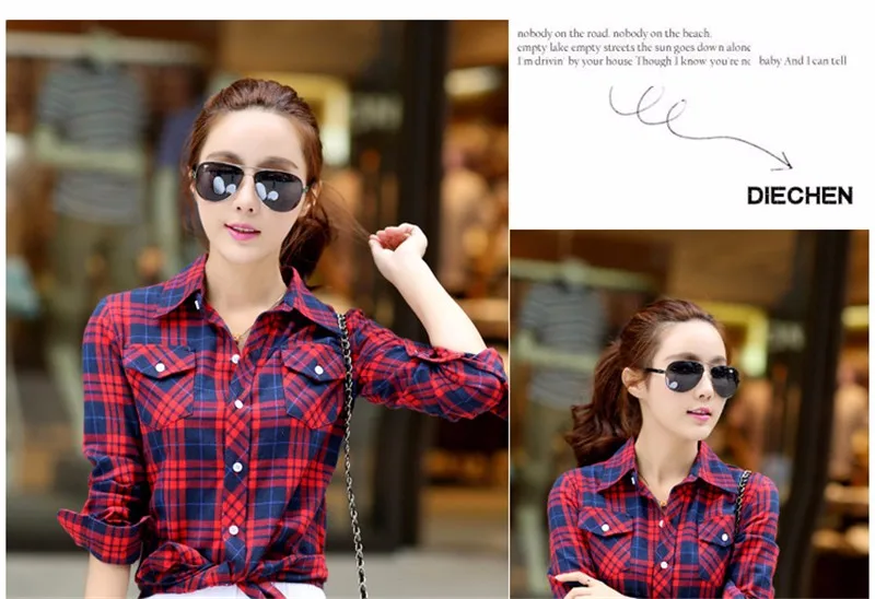 checked blouse 09
