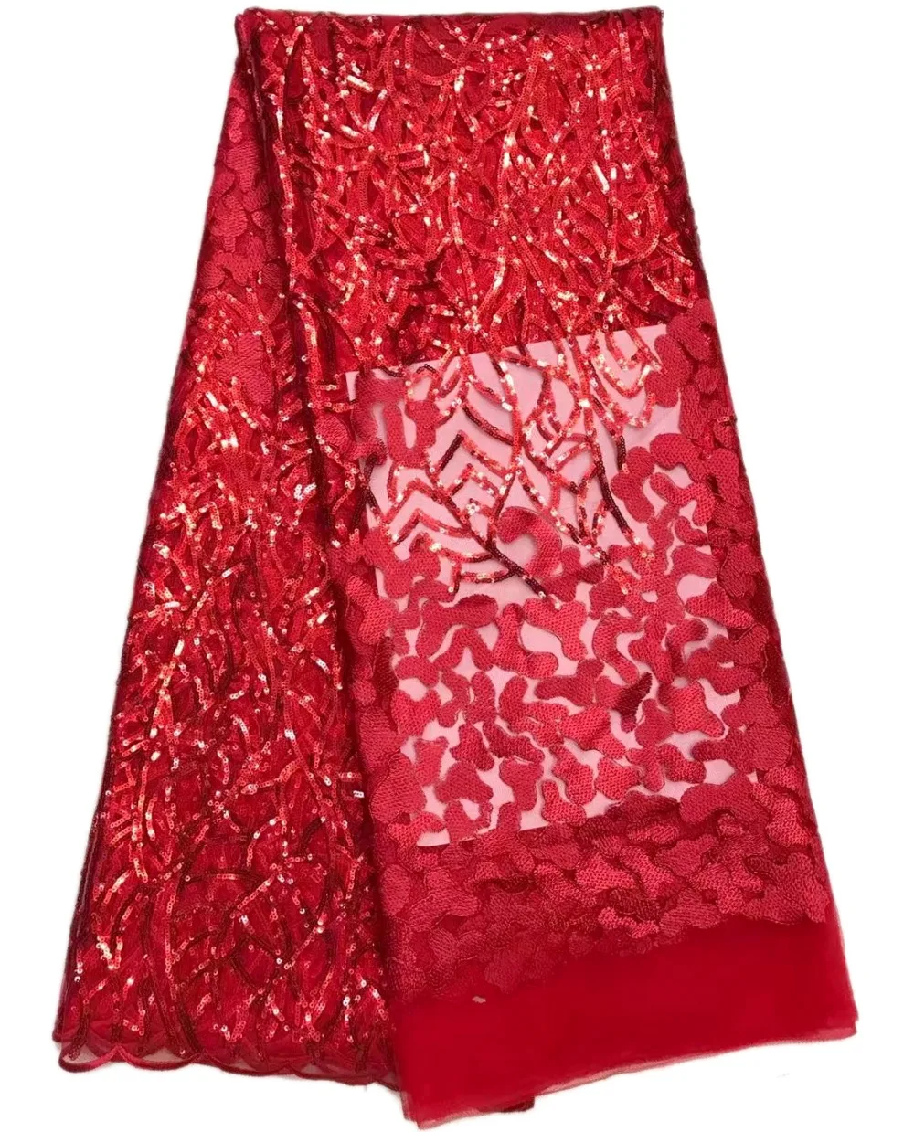 

Hot selling flower lace fabric with stones high quality african tulle lace with sequins french net lace fabric