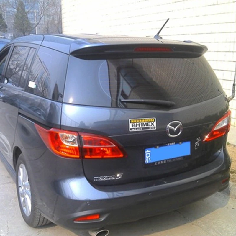 Спойлер для mazda 5 высококачественный спойлер из АБС материала заднего крыла