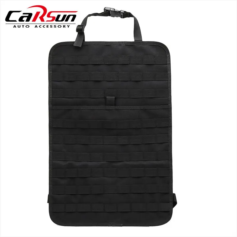 

1Pc Tactical Molle Car Seat Back Organizer Storage Bag Outdoor Camping Travel Seat Cover Protector Universal for All Cars