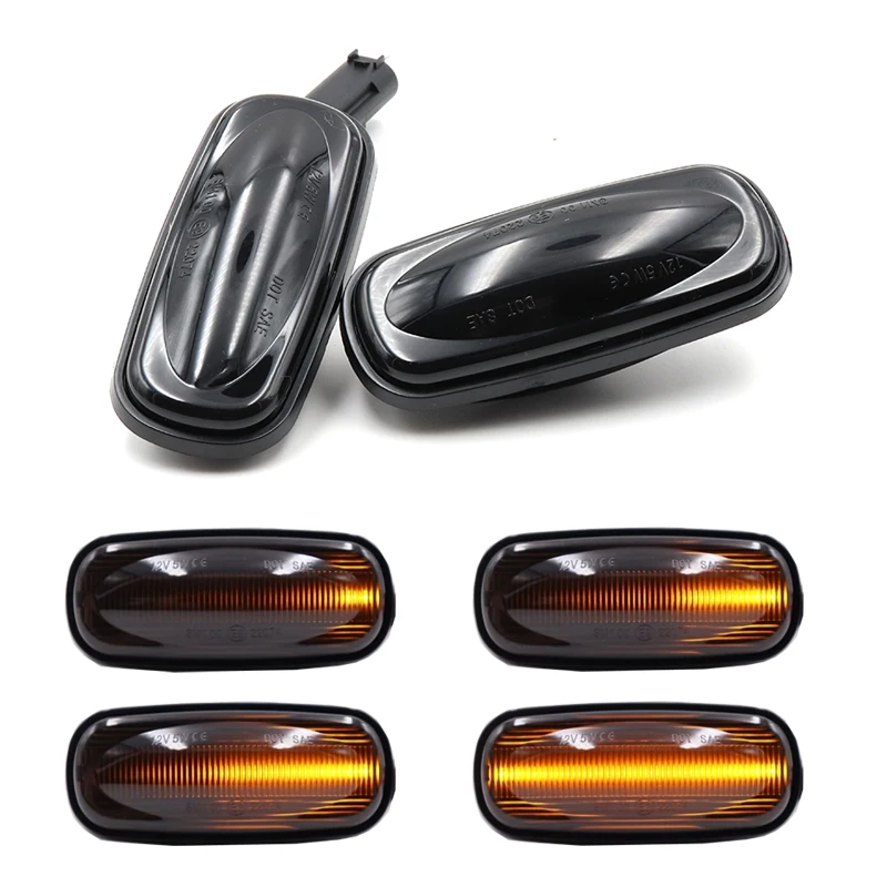 Color : Crystal QGFZ LED Turn Signal Dynamic Sweep Side Marker Lamp Repeater Indicator Light For Discovery 2 1999-2004 Mirror Indicator