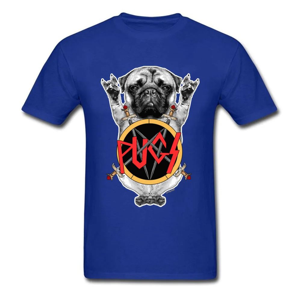 Crewneck SLAYPUG Cotton Men T-Shirt comfortable Short Sleeve Tees Classic Fitness Tight Top T-shirts Wholesale SLAYPUG blue