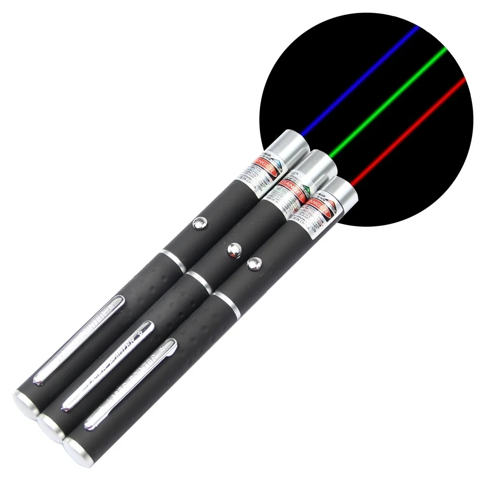 

Red Blue Green Laser Pointer Violet 5MW Lazer Pen Visible Beam Light Powerful Presenter Remote Lazer Hunting Laser Bore