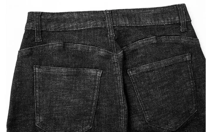 2019 S/3XL новые женские Эластичные, высокая посадка разделение юбки для женщин деним заклепки открытие пикантные узкие джинсы юбка Saias K993