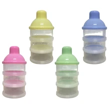 Портативный Четырехслойный контейнер для сухого молока для новорожденных бутылочка для кормления детей влагостойкая коробка для хранения еды для перекуса сухого молока