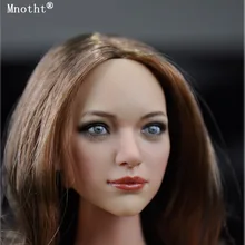Mnotht 1/6 스케일 액션 피규어 여성 헤드 스컬 프트 헤드 12