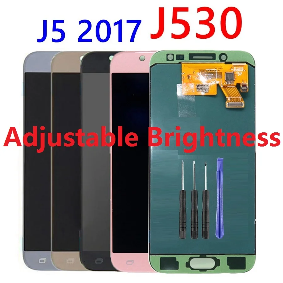 10 шт./лот для Samsung Galaxy J5 Pro 2017 J530F J530FN J530F/DS J530G J530M Регулируемый ЖК дисплей сенсорный