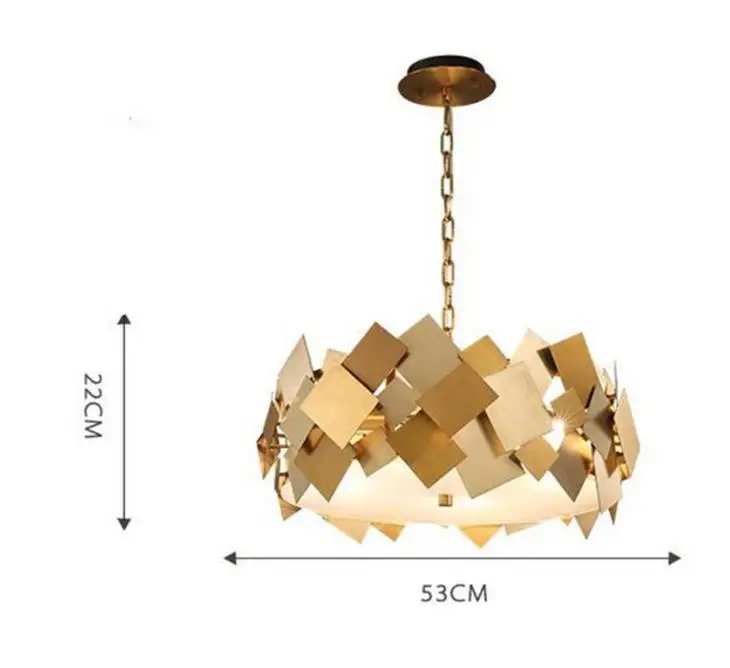 Скандинавский современный Lustre Luminarie Led E14 подвесной светильник вращающаяся стальная подвесная цепь лампы Золотой покер Led Подвесная лампа - Цвет корпуса: chandelier