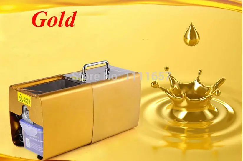

Free shipping Small Peanut Oil Press Machine Oil Presser 220V 200W stainless steel Brand new For Home Use