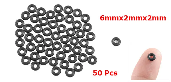 Uxcell Лидер продаж 50 шт. 2 мм Автомобильный уплотнительный Nbr уплотнительные кольца идентификатор прокладок 2 мм 3 мм 4 мм 5 мм 6 мм 7 мм 8 мм прокладка улучшение оборудования