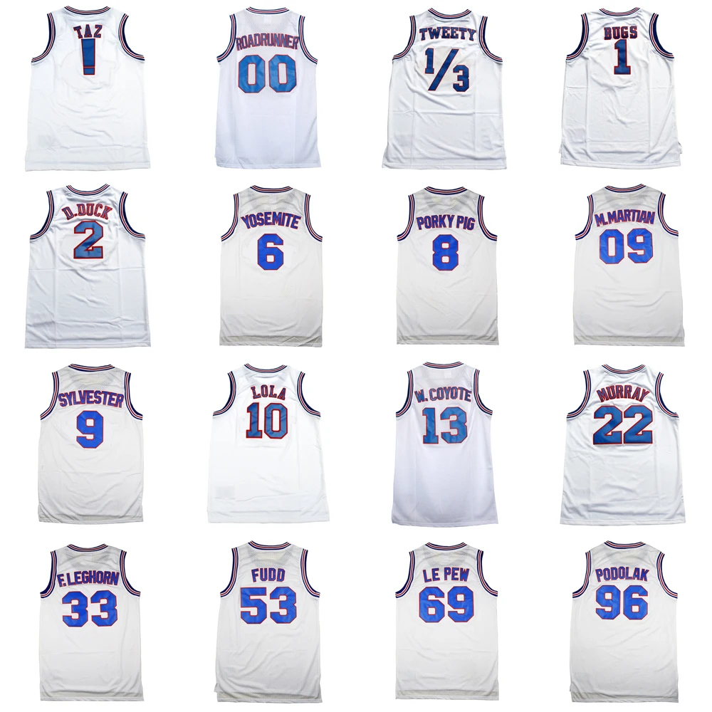 tune squad jersey numbers