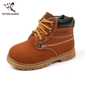 

HITOMAGIC Kids Shoes Sneakers Ankle Boots Girl Child Boot Children's Winter Boots Girl Boot Snowshoes Martin Shoes For Boys