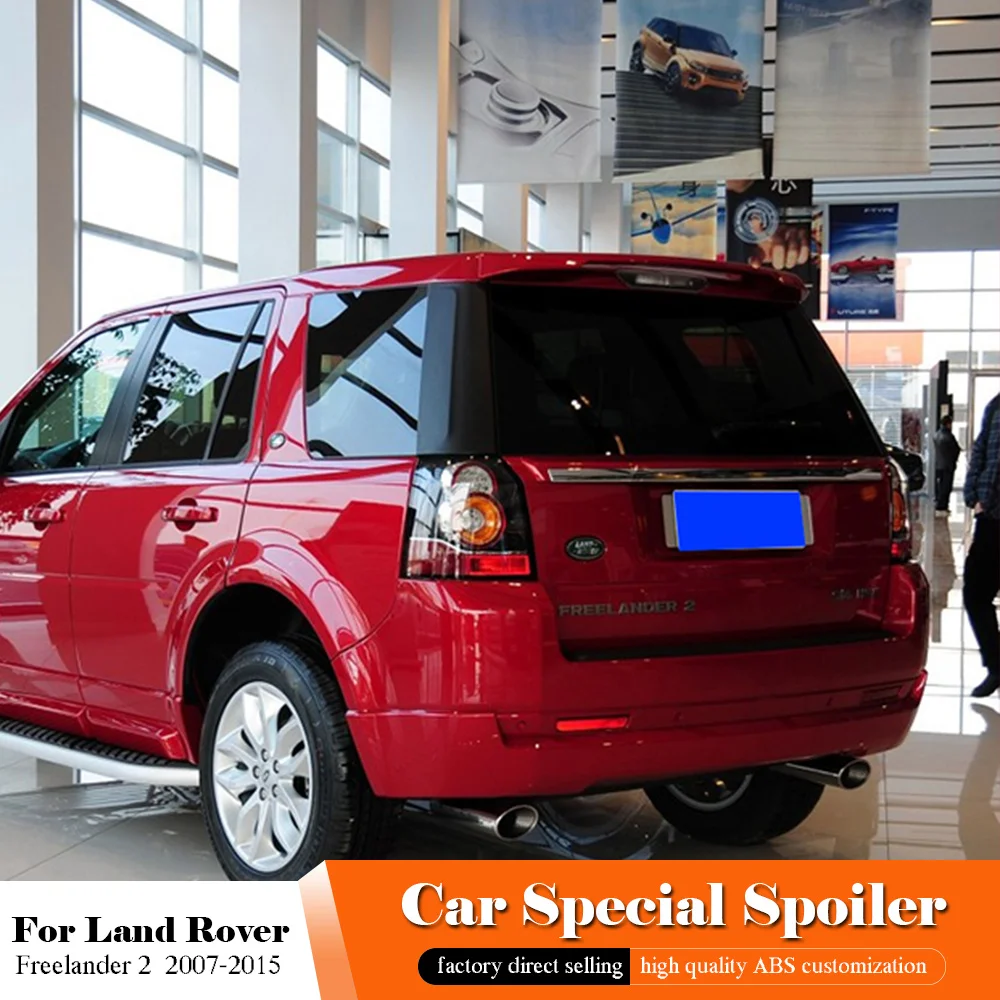 

For Land Rover Freelander 2 ABS Plastic Unpainted Color Rear Trunk Wing Lip Spoiler 2007 2008 2009 2010 2010 2012 2013 2014 2015
