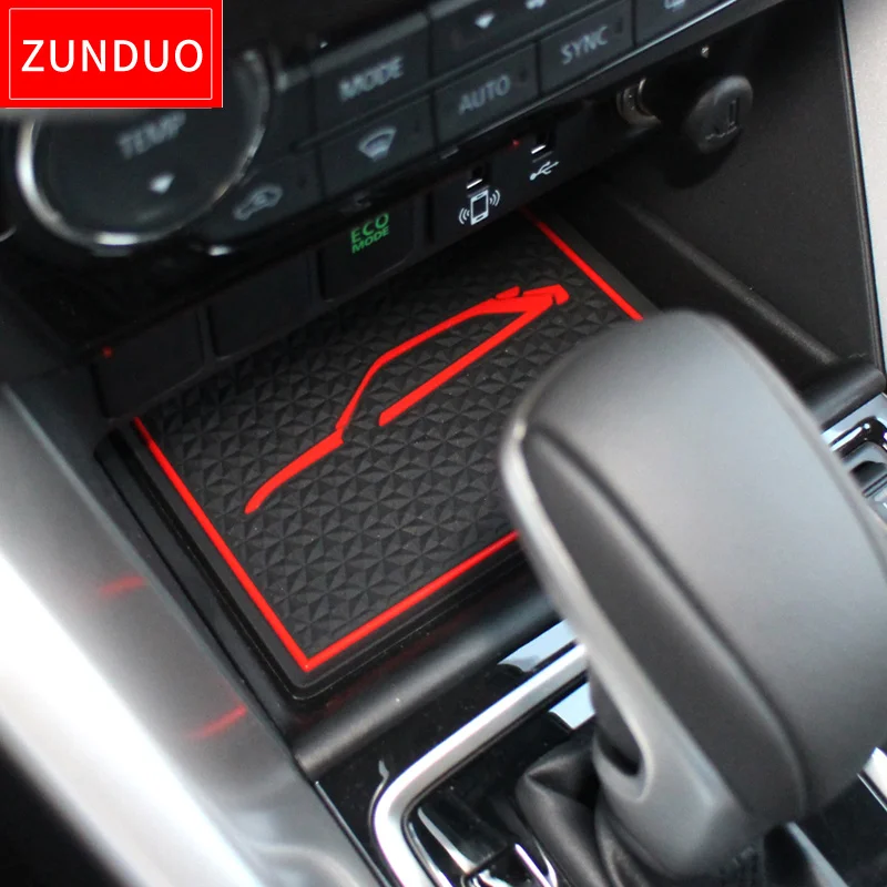 ZUNDUO слот для ворот коврик MITSUBISHI ECLIPSE CROSS автомобильные подстаканники интерьерные