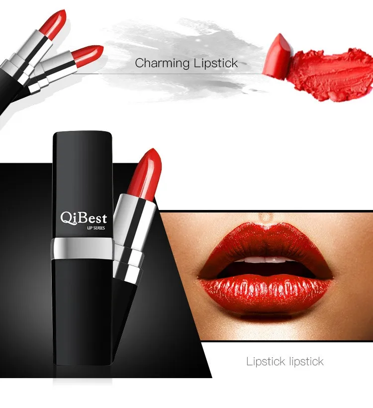 Mascara + Sombra + Delineador Lápis + Batom + Lip Cosméticos com Escova de Longa-duração para Mulheres Qibest Banda Pincel Maquiagem 6 Pcs 12 Cheap Jogos de maquiagem