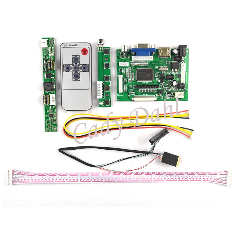 

HDMI VGA 2AV LCD Controller Board+Backlight Inverter+30Pins Cable + Remote for Ipad 2 1024X768 9.7" LP097X02 SLQ1 SLQE LCD Panel
