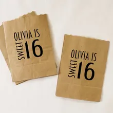 Пользовательские сверкающие с любовью день рождения буфет лечения Подарочный бар мешочки для вечеринки перед рождением ребенка хлебобулочные печенья пользу попкорн пакеты