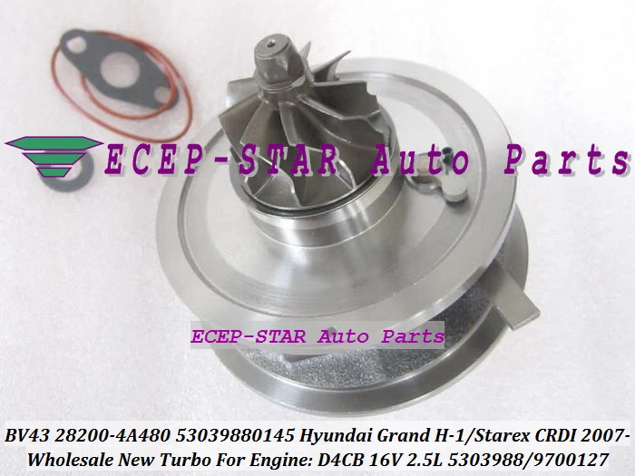 BV43 28200-4A480 53039880145 53039880127 Turbo Turbocharger For HYUNDAI H-1 Cargo Travel Grand Starex CRDI 2007- D4CB 16V 2.5L (1)