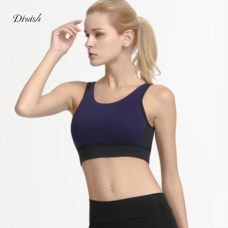 

Diwish Women's Sports Bra Quick Dry Breathable Sport Top Fitness Women Padded Yoga Tops for Running Yoga Workout Sports Bras