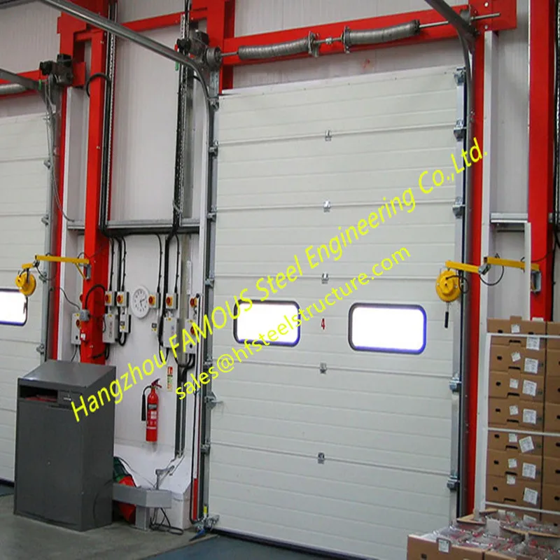 

Motorized Garage Doors With Remote Control Quick Response Door For Fire Emergency Use