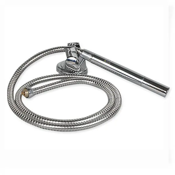 chrome round Hand held shower head with shower hose, hookshower head glassshower head